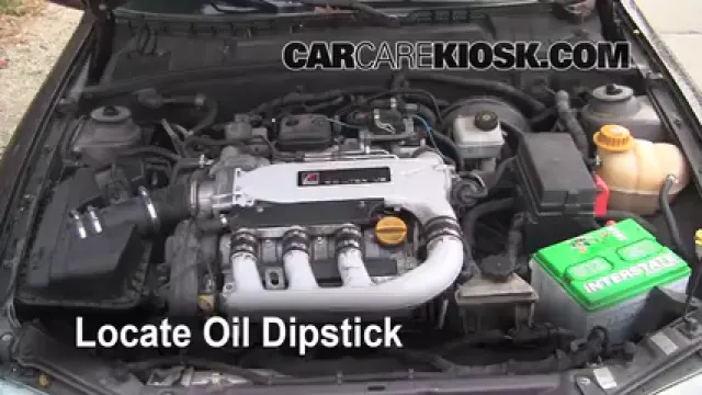 2000 Saturn LS2 3.0L V6 Aceite Controlar nivel de aceite